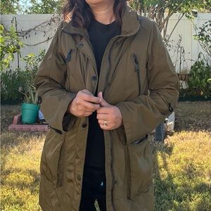 Marc New York Olive Green Parka Jacket